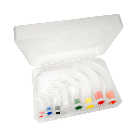 Oropharyngeal Airways - full set in case