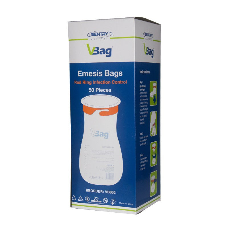 Vomit / Emesis Bags - 50 pack