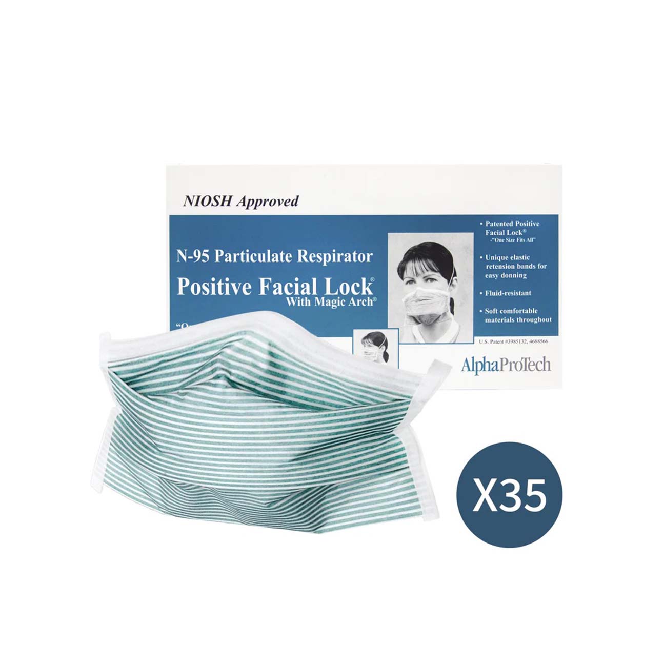 N95 Particulate Masks - 35 pack