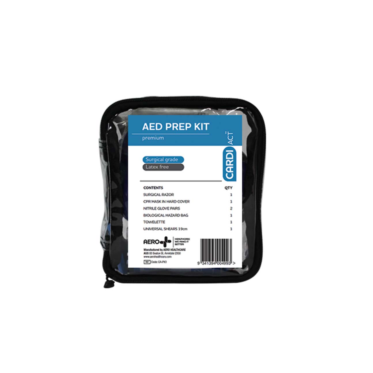 Defib / AED Accessory Prep Kit – Red Medical